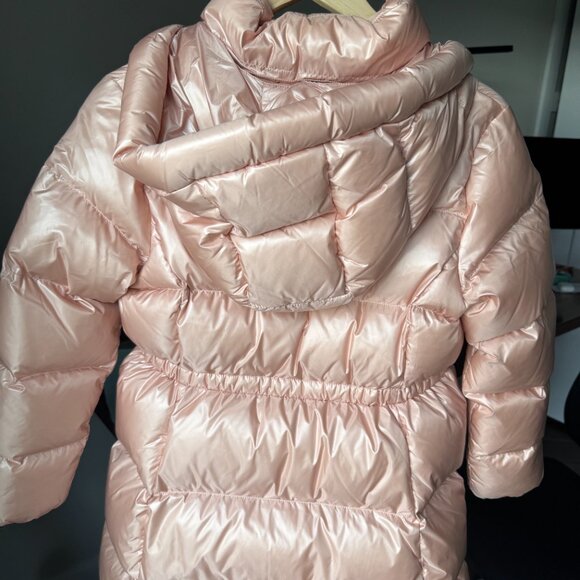 Ralph Lauren Metallic Down Hooded Long Jacket Girls size M - Picture 2 of 7